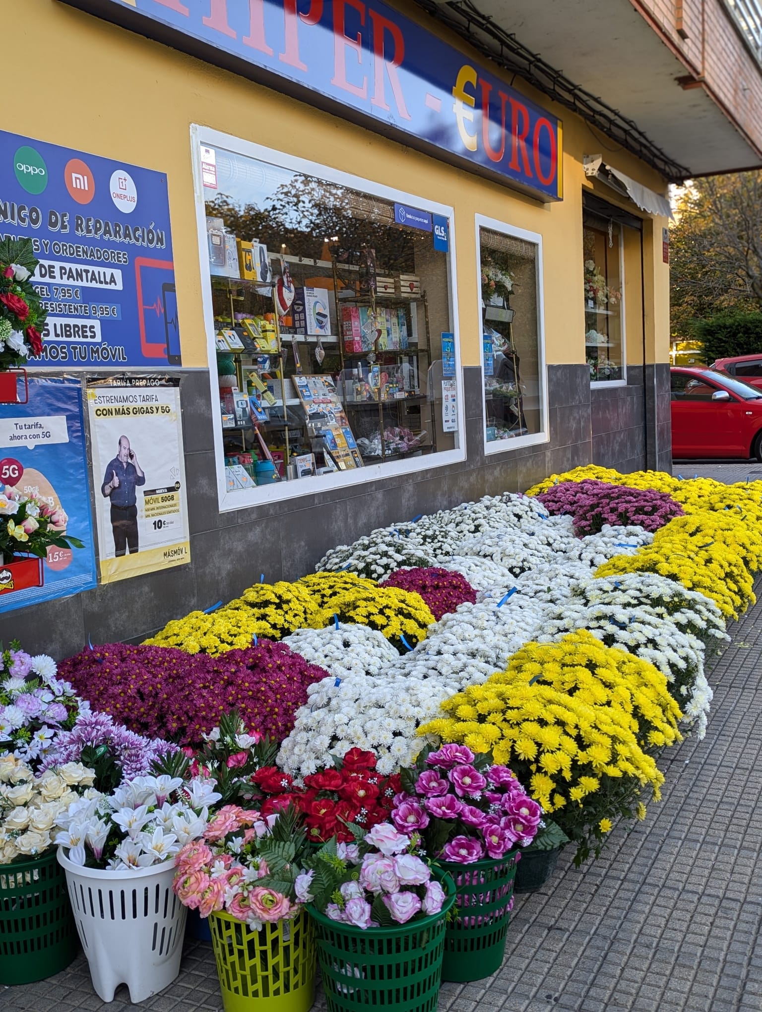 Vanta de flores en León